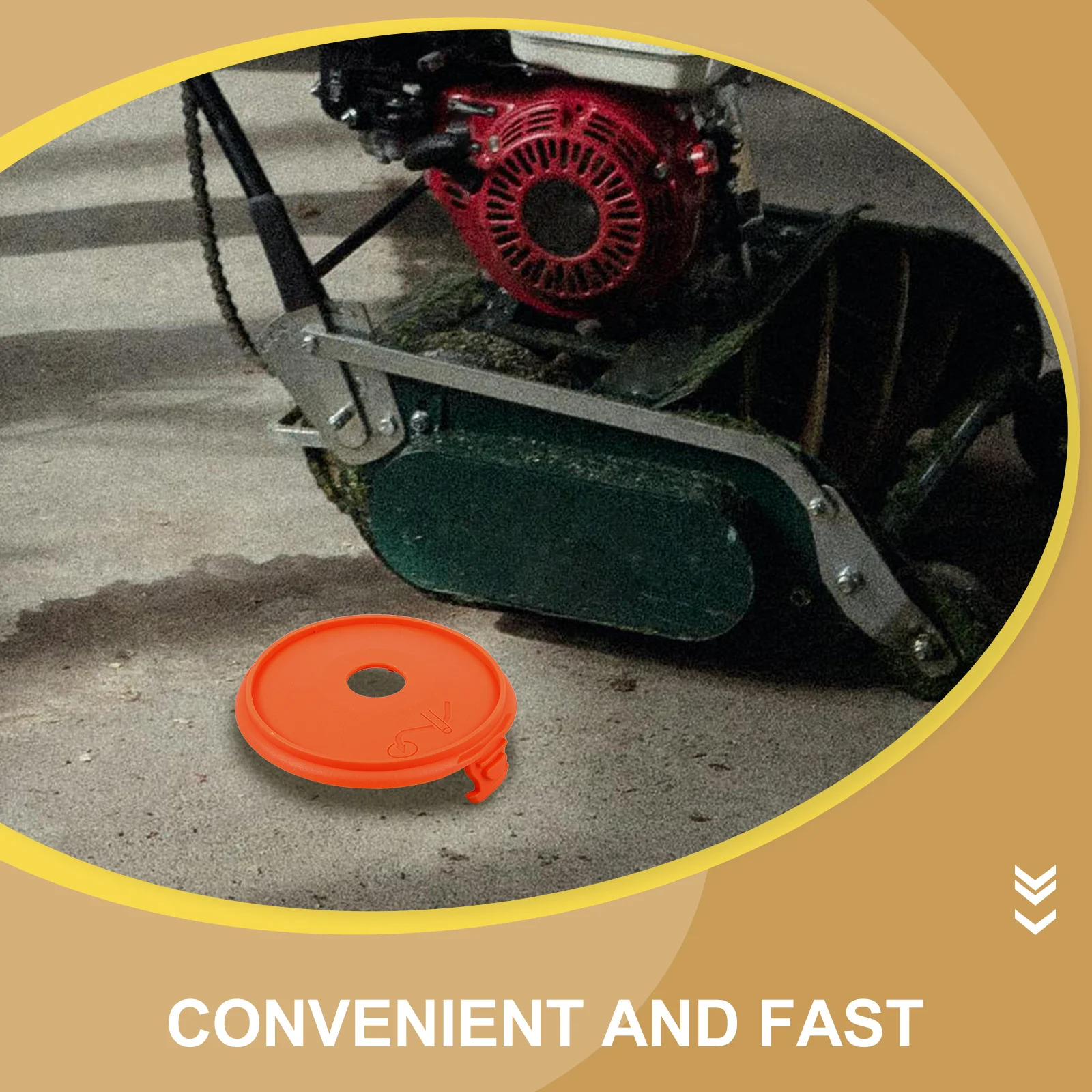 

Spool Cap Cover for Trimmer Replacement Spool Cap Mower Plastic Cover Compatible with Gardena Lawn Mower Accessory