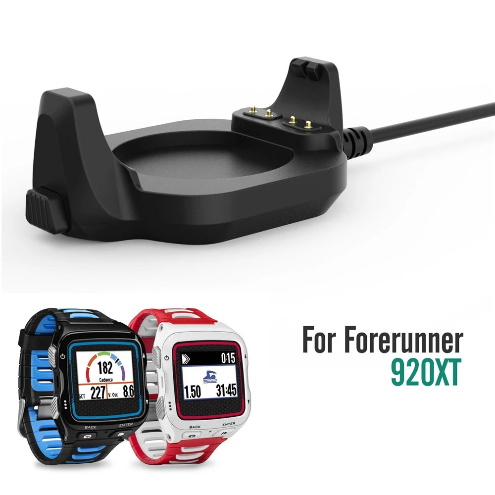 Cable de clip de carga de cargador USB para reloj GPS multideporte Garmin Forerunner 920XT