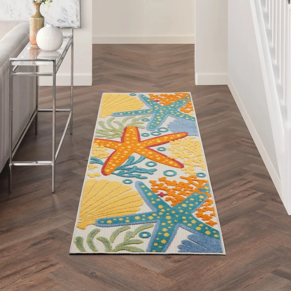

Aloha Indoor/outdoor Tropical Multicolor Area Rug