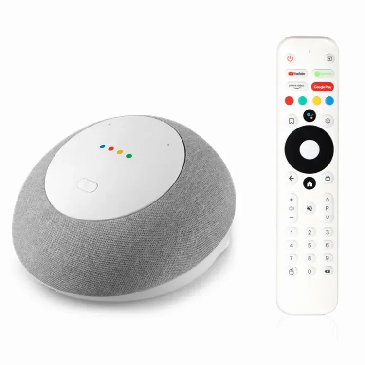 

DVB Android 11.0 TV Box with Stereo Speaker & Microphone Hands-free Voice Control Smart Home