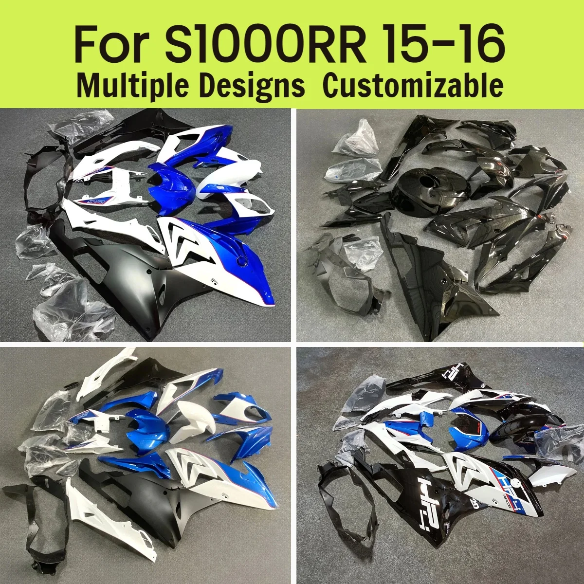 

Full Fairing Kit S 1000RR 2015 2016 Injection Molded Motorcycle Customized Fairings for BMW S1000RR 15 16