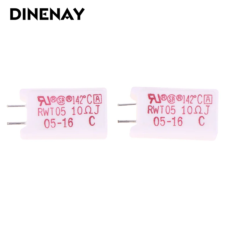 

2PC Resistance With Temperature Protection RWT05 6.8ΩJ 142℃ 5W 6.8 Ohm Resistor