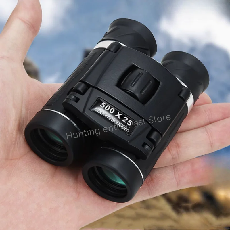 

500x25 High-power Binoculars Remote BAK4 Telescope High-definition Portable Folding Outdoor Hunting and Camping