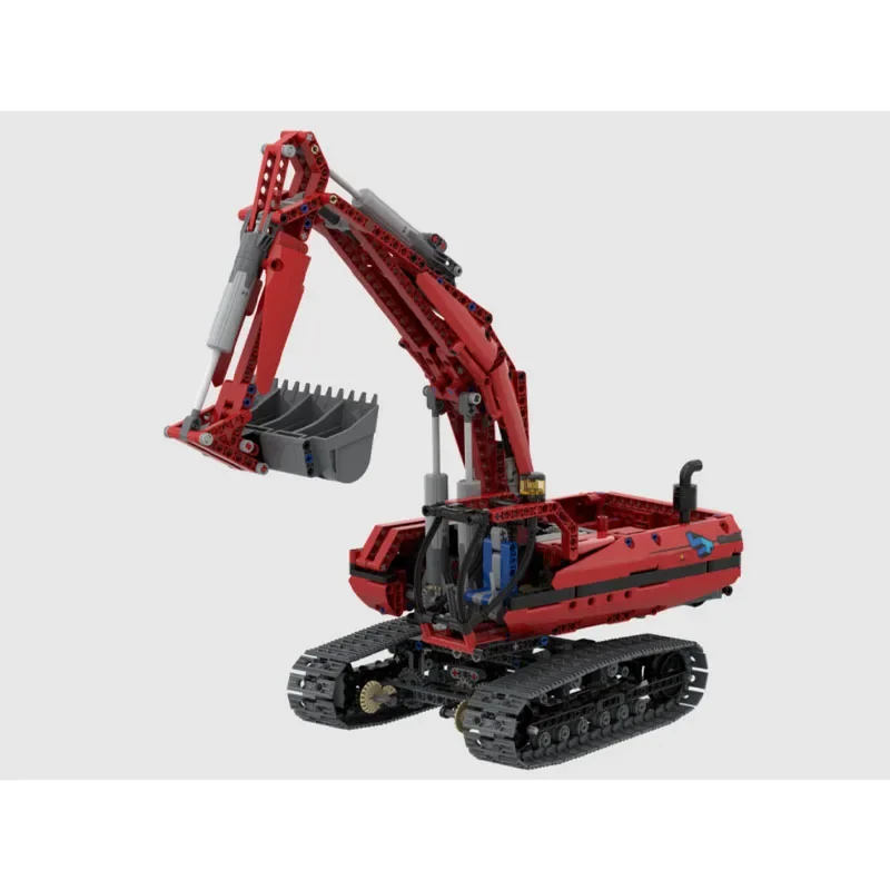 

MOC-213565 Новый городской классический современный экскаватор, модель строительных блоков, 1198 деталей, детская игрушка на день рождения, Рождественский подарок для мальчиков