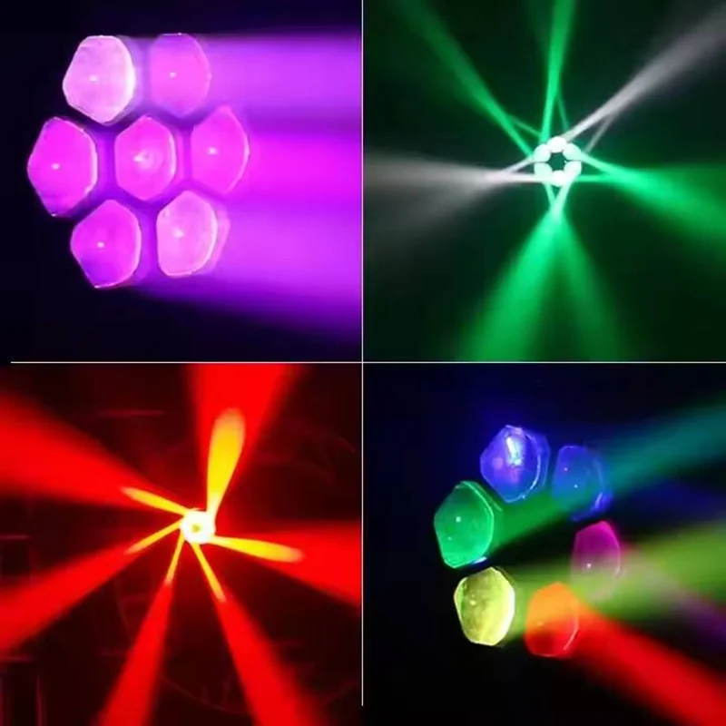 7x40W Zoom Wash LED light with LED Strip effect Disco DJ Party light Club Bar Wedding dmx512 LED moving head light stage show
