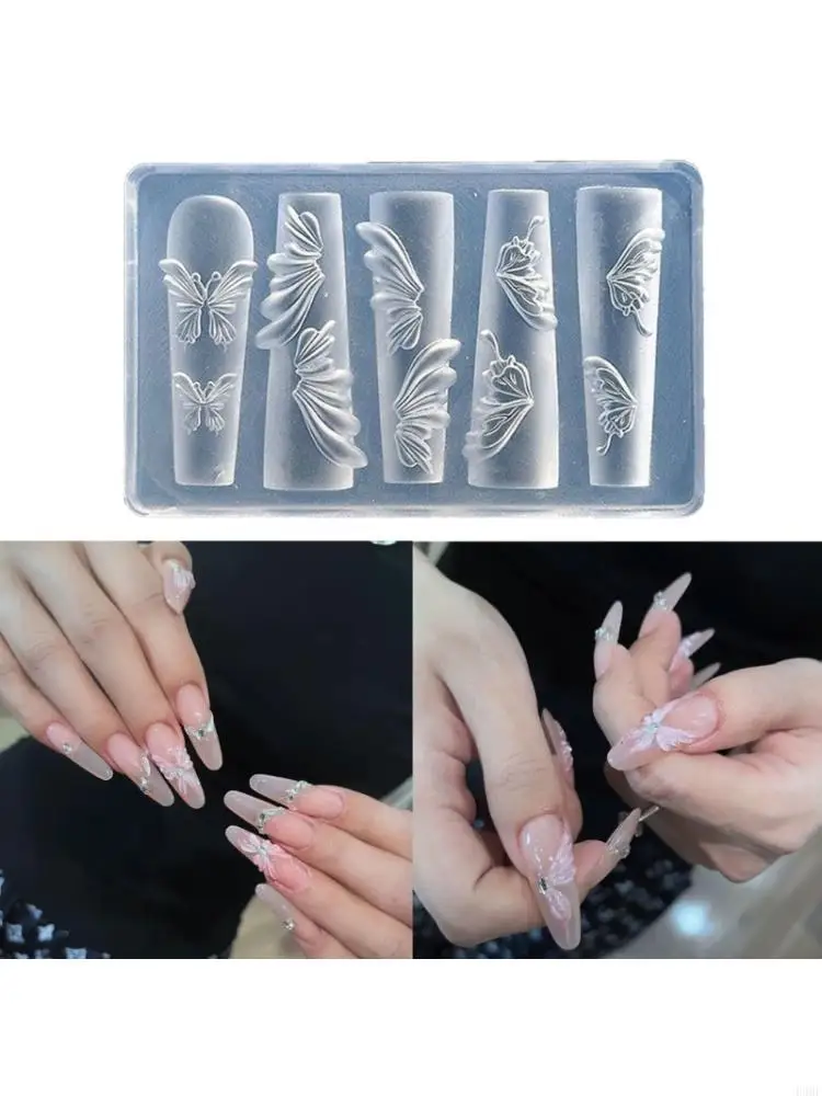 

Профессиональный узор бабочки Unguis Art Elastomer Cast Ice Blossomy Embossing E0BF