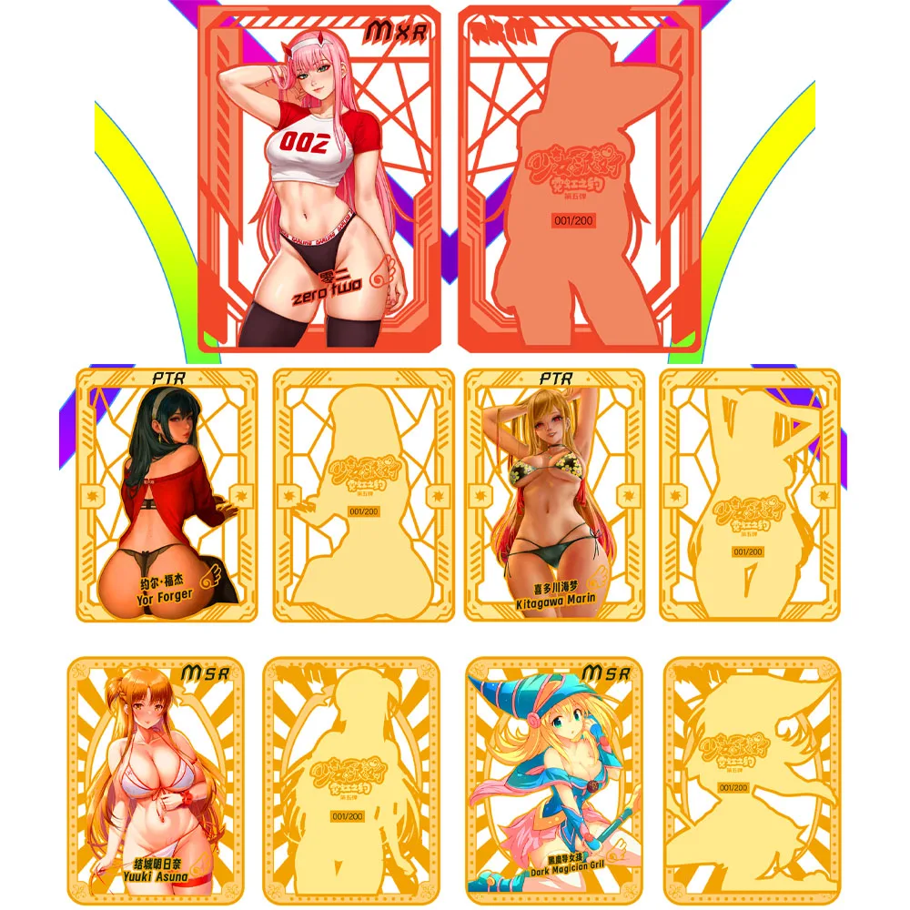 Wholesale Maiden Party 5 Goddess Story Cards Lucky Girl Party 5 Booster Box Anime Playing Card Table Toy For Family Birthday Gif