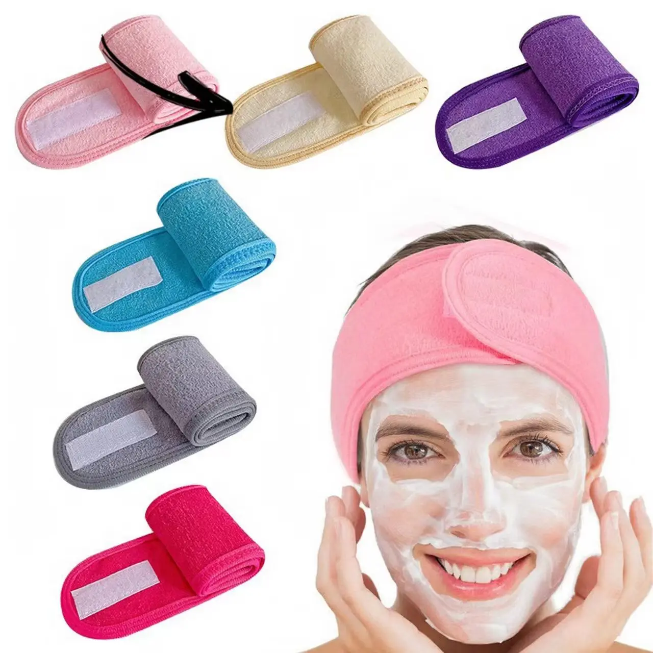 Elastic Sports Headbands Sweat Absorption Headdress Quick Dry Headband Sweatbands Fitness Yoga Running Makeup Hair Accessories