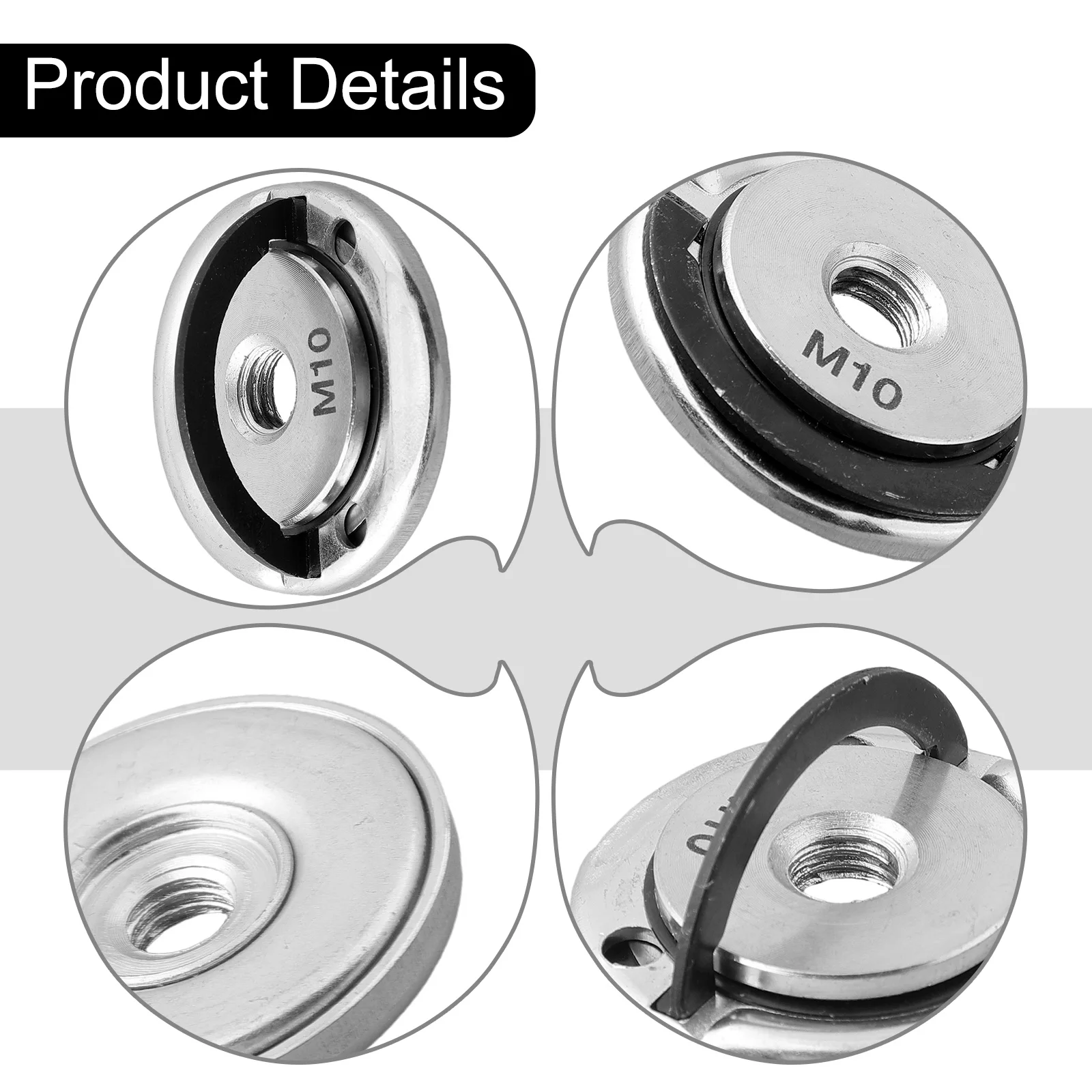 Weiyi M10 Angle Self-locking Pressing Plate Galvanized Quickrelease Pressure Plate Portable Pull Ring Pressure Plate