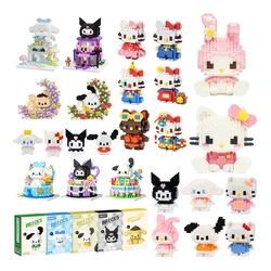 Disney 108 estilo Stitch LinaBell StellaLou bloques de construcción princesa dibujos animados Figrues ladrillos juguetes de montaje para niños modelo regalo
