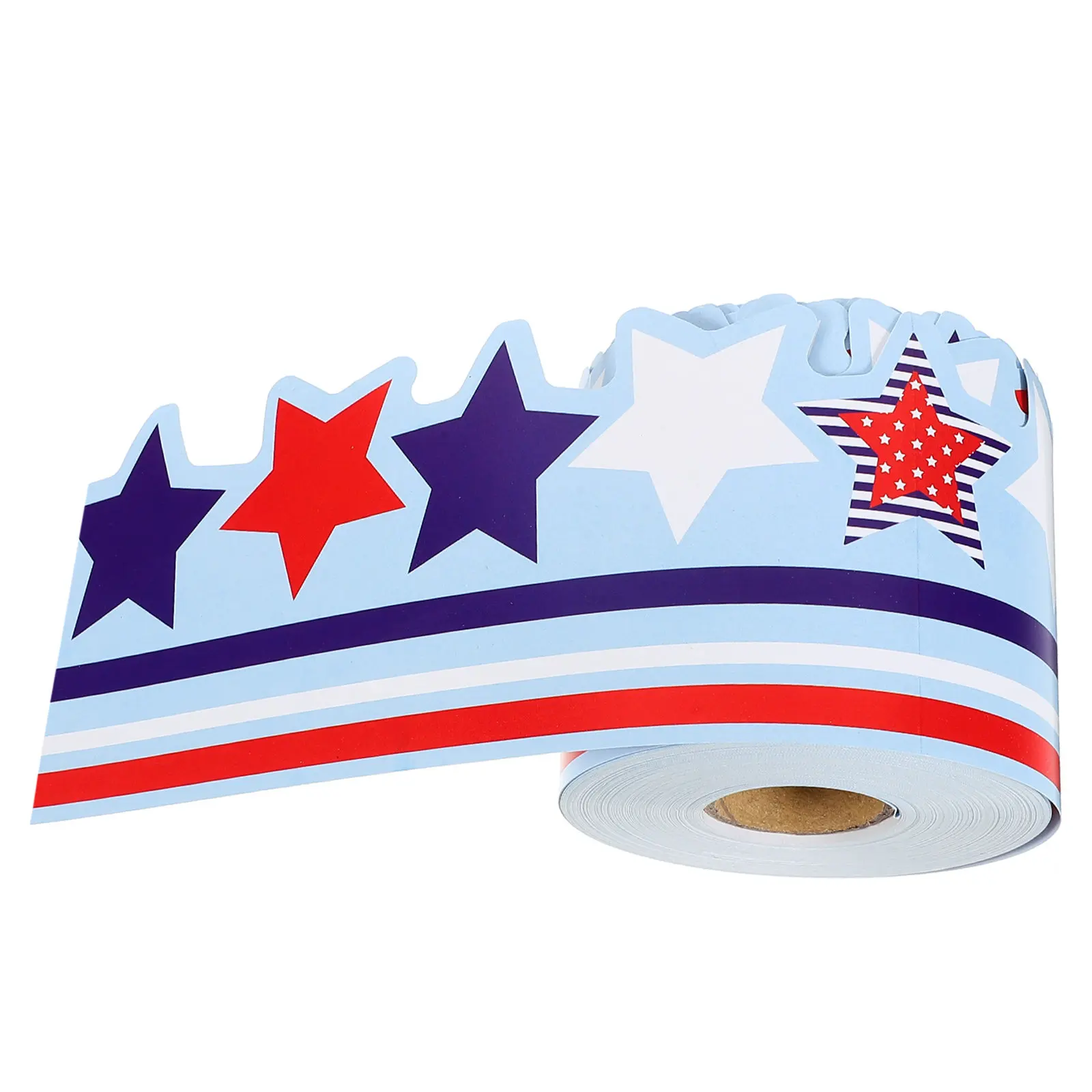 

Наклейка-бордюр с острыми звездами для декора доски объявлений, легко устанавливаемая, съемная, для самостоятельного оформления, для доски для рисования.