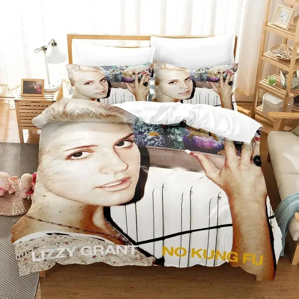 

Single Lana Del Rey May Jailer Comfortable Duvet Quilt Cover Pillowcase Bedding Set Children Bedroom Decoration Home Textile