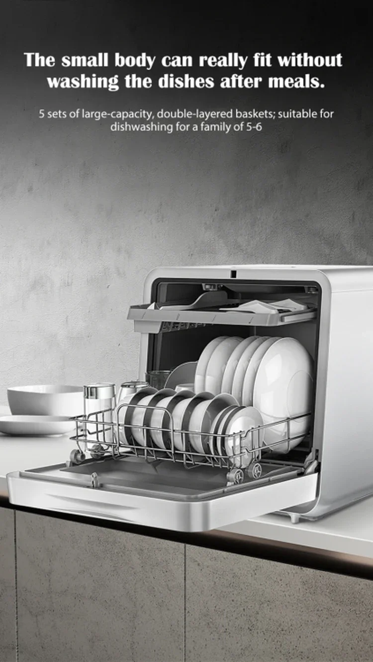 Intelligent Disinfection Drying Stainless Steel Drawer Dish Fully Automatic Dishwasher