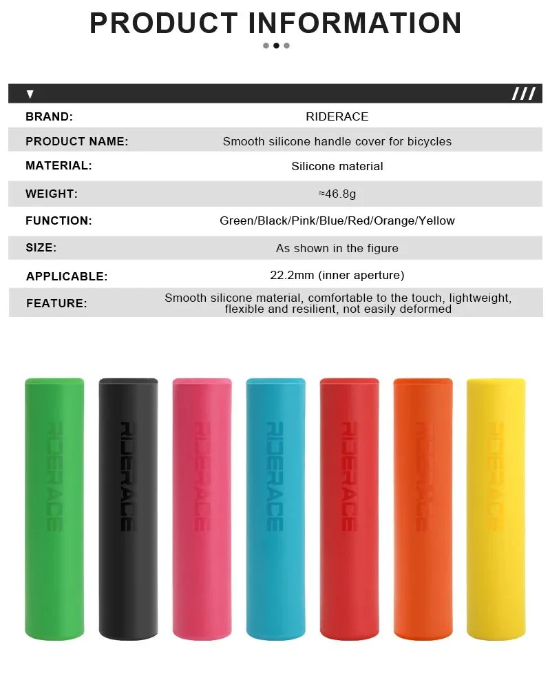 Fahrrad Griffe Für MTB Mountainbike Lenker Abdeckung Anti-skid Schock-absorbieren Roller Rennrad Grip Silikon Schwamm Weichen – Detail 1
