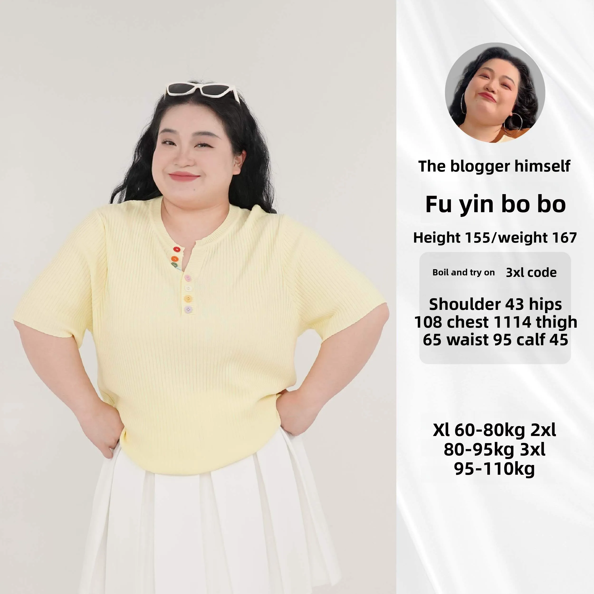 

Женская футболка Fre Lemon больших размеров с коротким рукавом и V-образным вырезом, с пуговицами, от FunBoBie, повседневная, стандартного кроя.