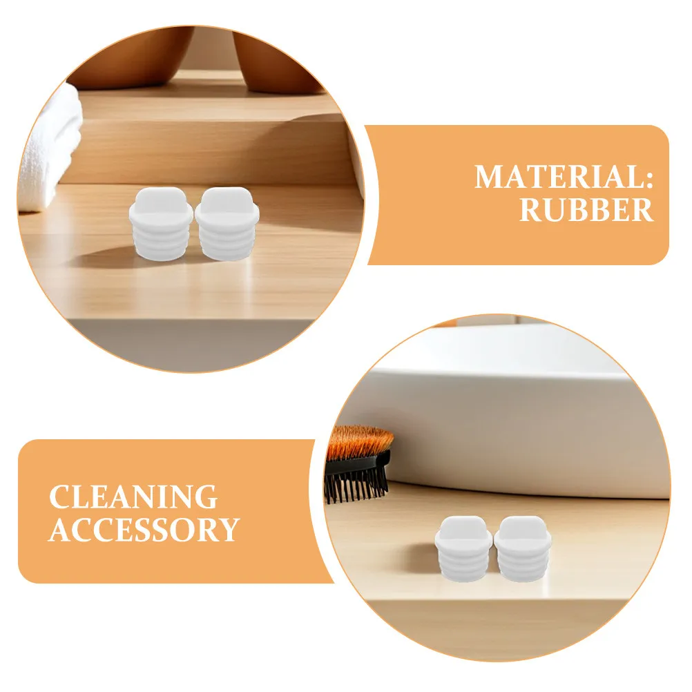 6Pcs Mop Bucket Drain Plug Rubber Stopper Leakproof Sealing Replacement Round Plug for Mop Buckets Water Tub Tubing Holes view 5