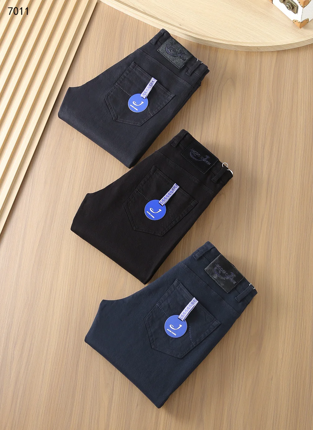 BLLIYOSS Men Jeans Thin Cotton 2025 Autumn winter New Casual Embroidery comfortable Fashion size 30-40 Pants Old money