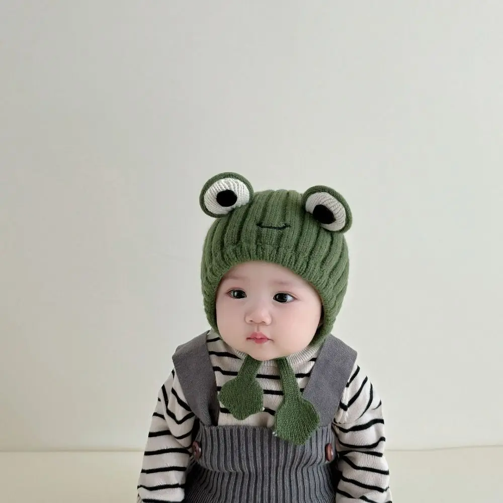 Fashion One-Piece Winter Baby Hat Scarf Windproof Faux Fur Kids Hat Hooded Scarf Thick Warm Neck Protection Infant Beanies Cap