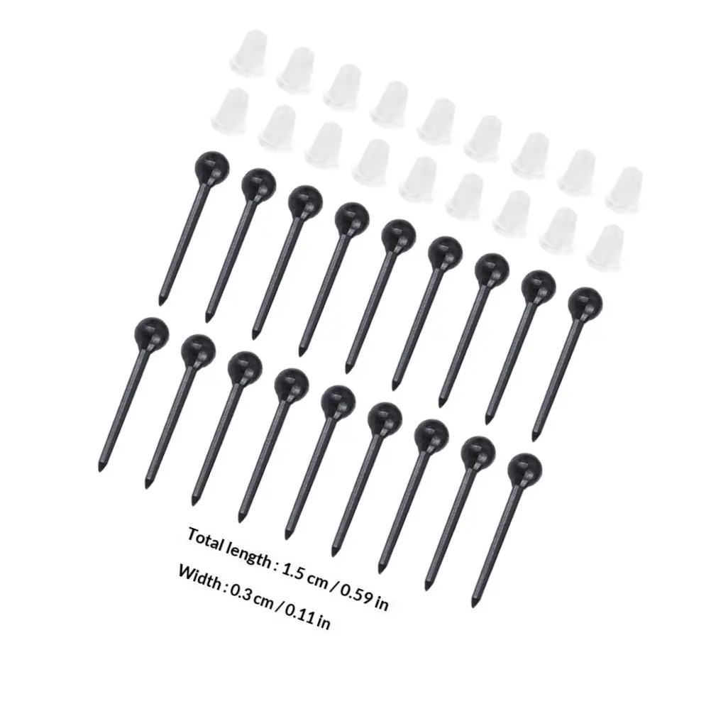 1Set Plastic Earring Plugs Premium Corrosion Resistant Lightweight Ear Protection Earrings DIY Jewelry Supplies Girls Earring - view 5