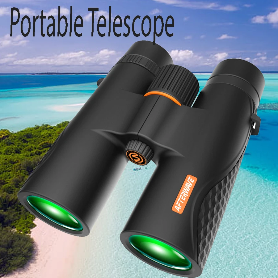 

Telescope 10x42 Professional Binoculars Long Range BAK4 Prism Waterproof Outdoor Bird watching Camping Traveling hunting