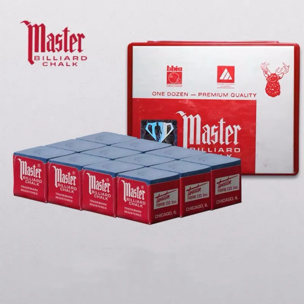 Master Premium Quality Snooker Pool Giz, seco, médio, óleo, original