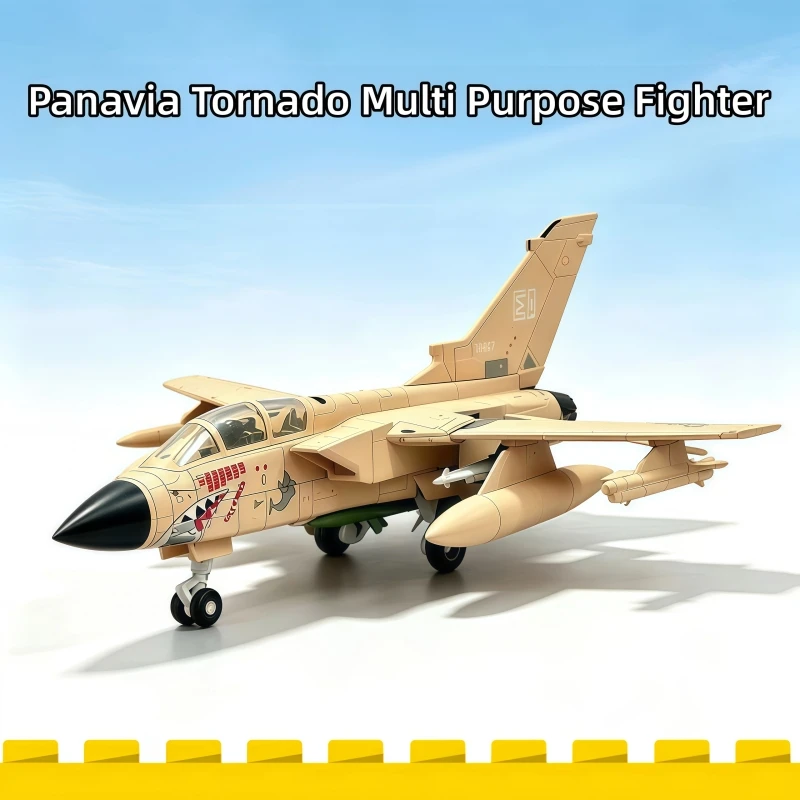 1/72 New ADV Tornado Multi Purpose Fighter Building Blocks Aircraft Model DIY Bricks Decor Toys For Military Fans Christmas Gift