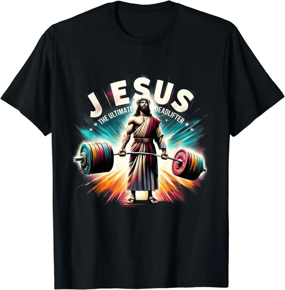 The Ultimate Deadlifter Retro Christian Workout T-Shirt For Men Clothing Women Tees 100%Cotton Short Sleeve