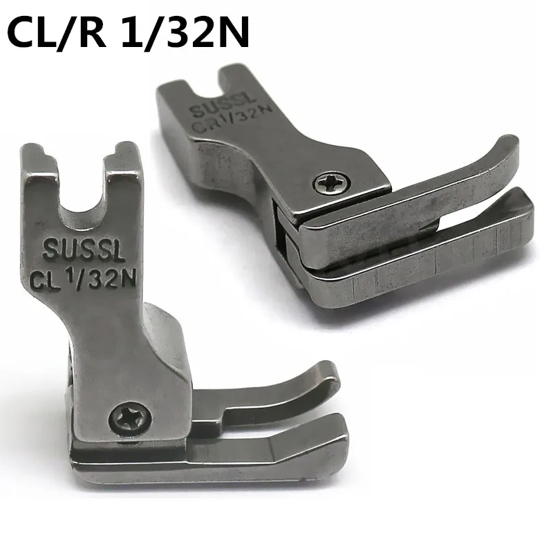 1 Pcs CR1/16N CR1/32N CL1/16N CL1/32N Industrial Sewing Machine Compensating Presser Foot Left/Right Edge Guide Presser Foot