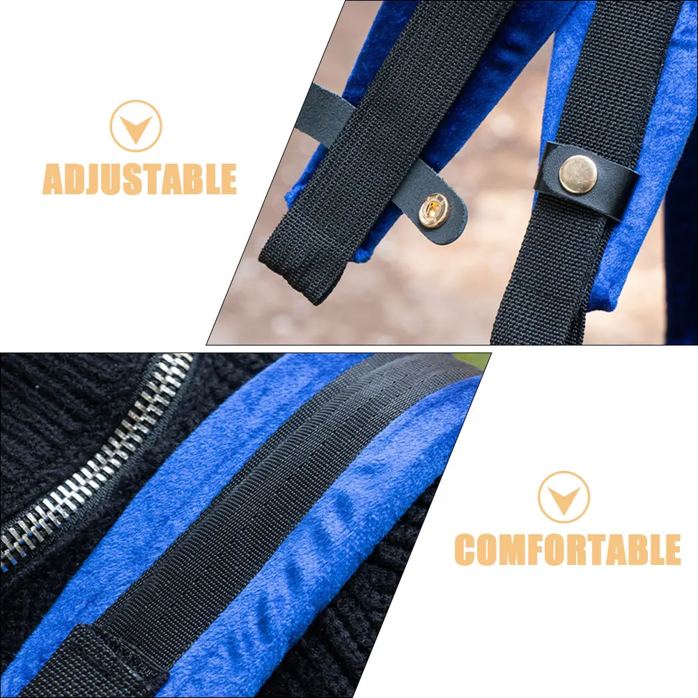 

2 Pcs Accordion Strap Shoulder Belt Convenient Adjustable Fluff Belts Straps for Accordions