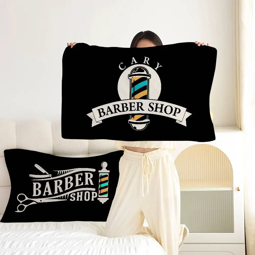 

Barber Shop Quick-Drying Polyester Pillowcase, Non-Slip, With a Secure Design New Style Anti-Scalp Oil Tie.