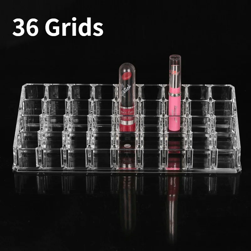 

36 Grid Acrylic Tattoo Ink Holder Stand Permanent Tattooing Pigment Liquid Storage Lipstick Case Container Makeup Supplies