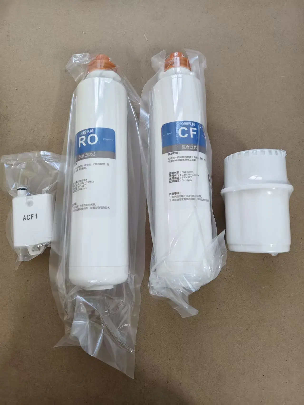 Water Purifier Filter Element B02/B04/B08/B05T02 Filter Element One Set PP+Sintered Activated Carbon+RO+ACF Filter Element