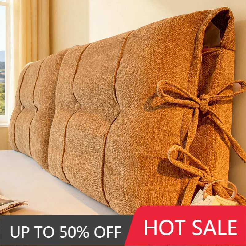 Bedroom Bed Head Cushion Adult Luxury Backrest Large Cushion Washable Elegant Aesthetic Decorative Cushions Modern Home Decor