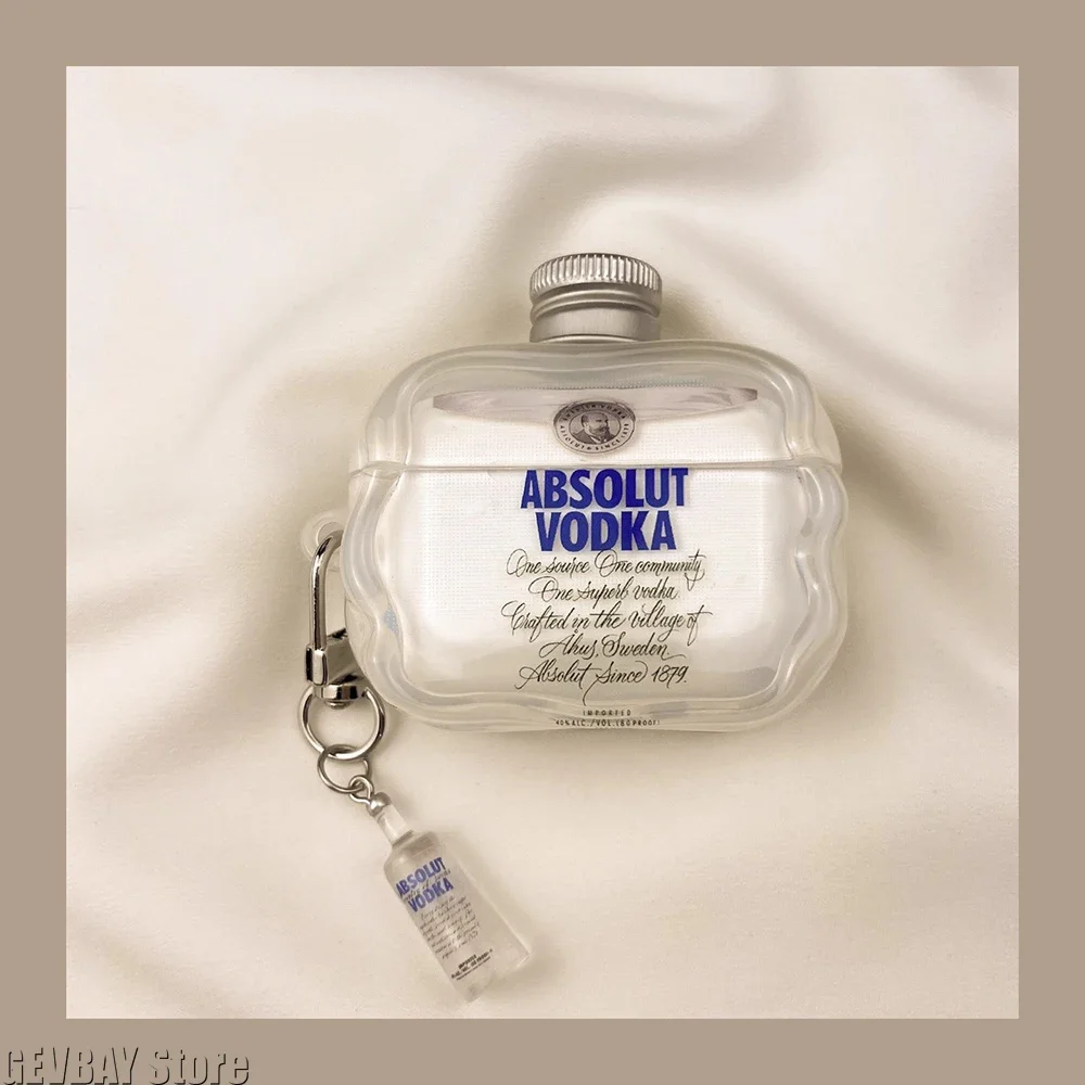 NEU Wodka Airpods 4 Hülle 4. Generation Hülle Airpods Pro 2 kompatibel für Apple Kopfhörerhülle 3. Generation