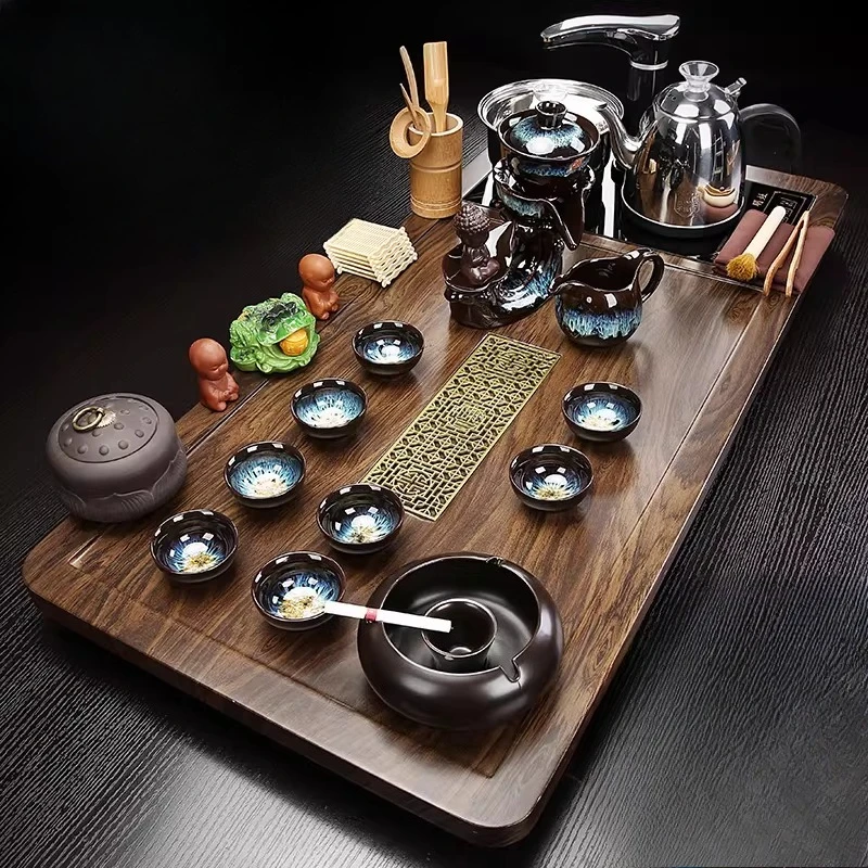 English Luxury Tea Set Ceremony Chinese Pot Accessories Service Tea Set Decorative Hospitality Juego De Te Home Decorationgs