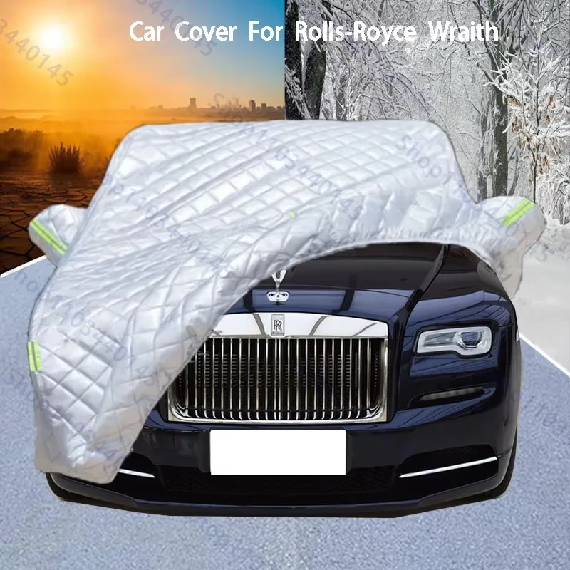 

Автомобильный чехол Rolls-Royce Wraith обеспечивает защита от града, защита от царапин, предотвращает отслаивание краски, устойчивость к дождю и снегу