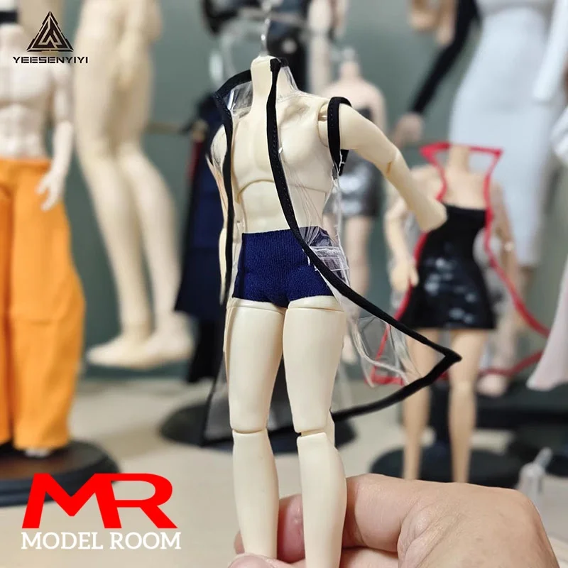 

1/8 Scale Male Transparent Raincoat Underwear Underpants Clothes Model Fit 9'' Sicily Past Series BJD Doll