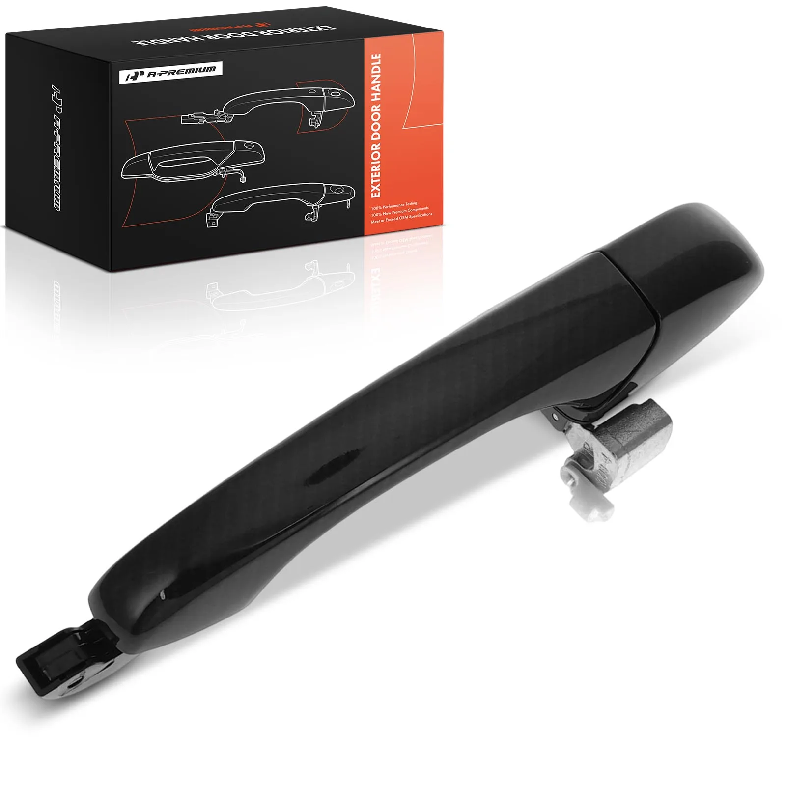 A-Premium Passenger Side Exterior Door Handle for Dodge Journey 2009-2010 Avenger 2008-2014 Chrysler Town & Country 2008-2016
