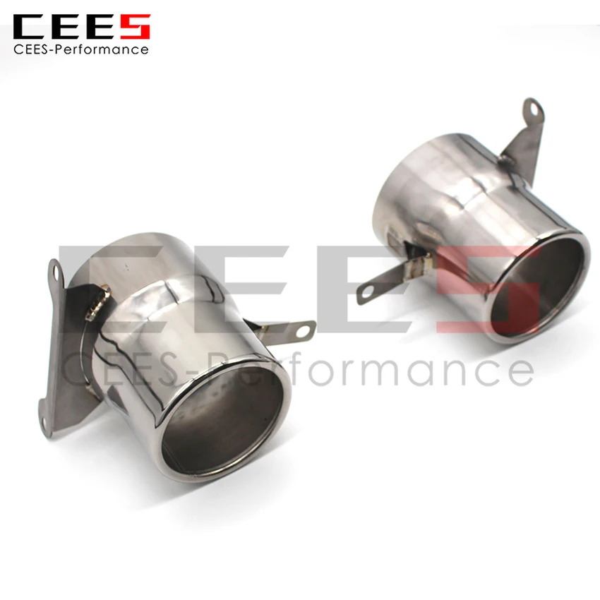 CEES Exhaust System For Ferrari 458 SP SC Titanium Tips/Stainless Steel Tips Tail Throat Sortie Echappement Voiture Upgrade