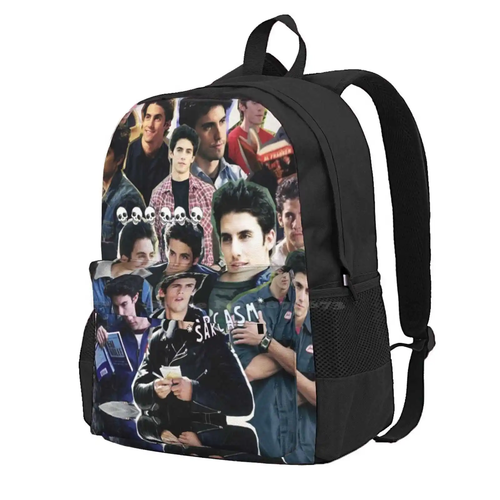 Jess Mariano Collage Hot Sale Schoolbag Backpack Fashion Bags Jess Mariano Milo Ventimiglia Literati Gg Collage