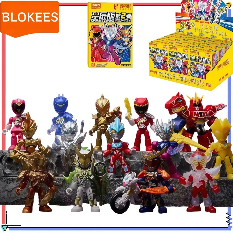 BLOKEES HeroStory Star Edition 2nd Pocket Mini Building Block Man Ultraman Kamen Rider Hobbies Handmade Children's Gifts Toys