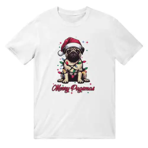 

Футболка Merry Pugsmas