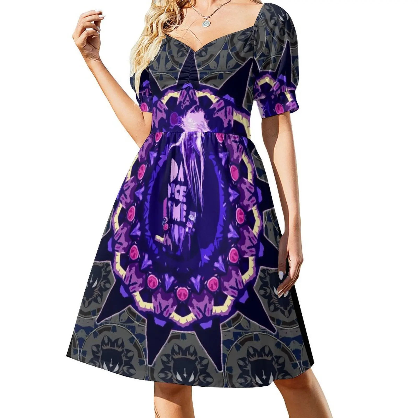 

Yolandi Mandela Short-Sleeved Dress Dress women dresses summer woman 2025 summer dress woman 2025 trendy prom clothes