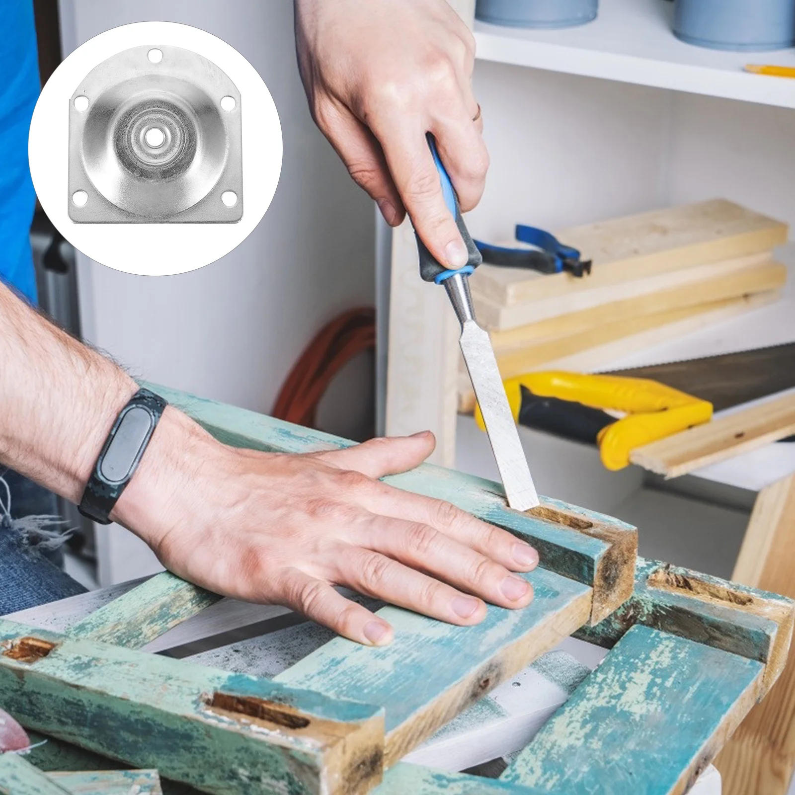 

8Pcs Angled Mounting Plates 12 Degree for Furniture Legs Attachment Plates Durable Metal Fixing Accessories for Ottomans Coffee