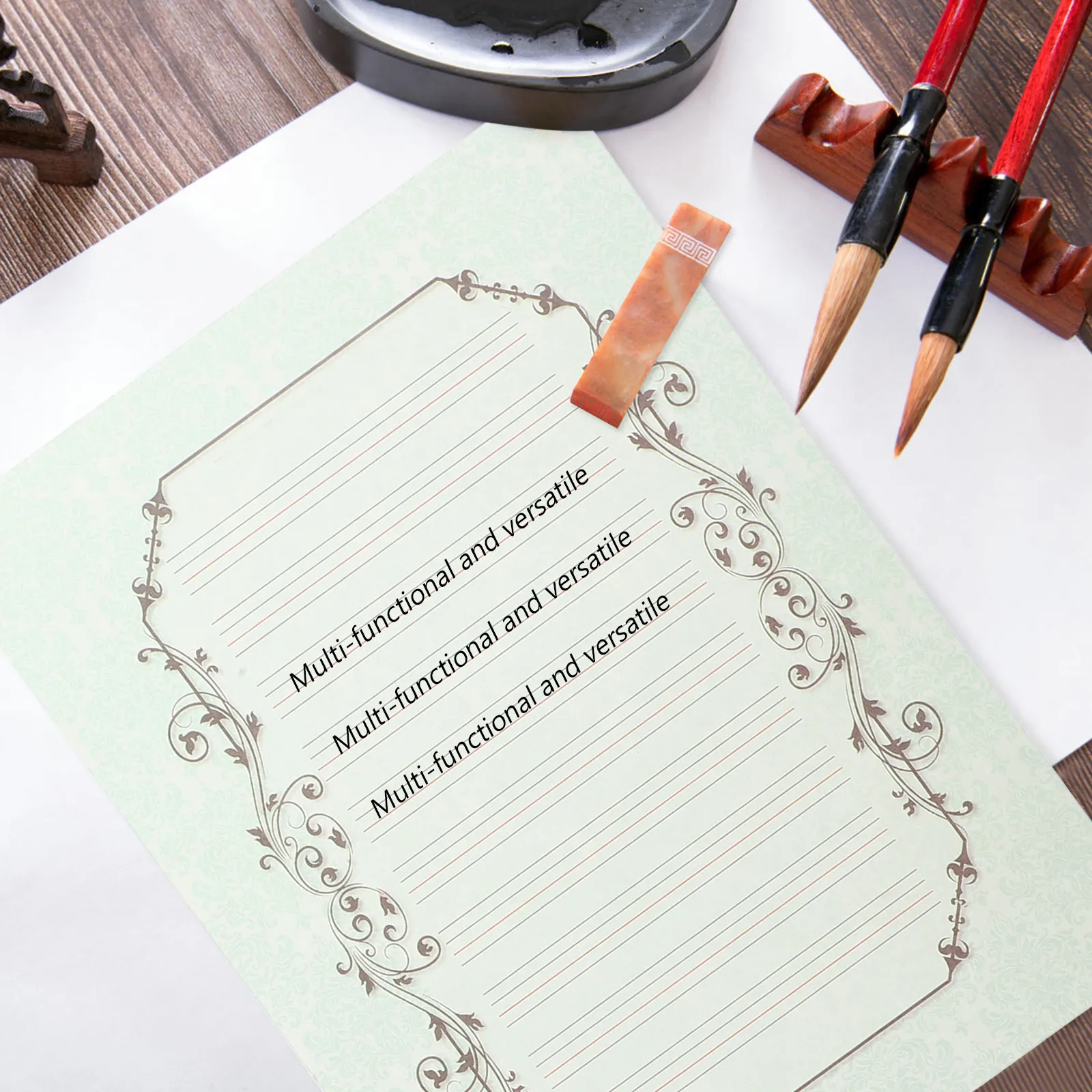 

32 Sheets Premium Calligraphy Writing Paper English Handwriting Practice Sheets Thick Ductile Breathable Paper for Calligraphy