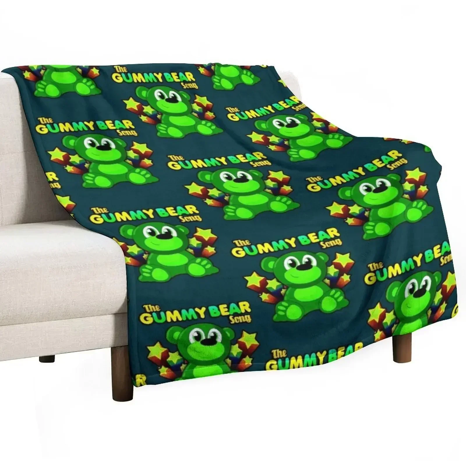 Gummy Bear Song Throw Blanket Weighted wednesday Stuffeds Blankets