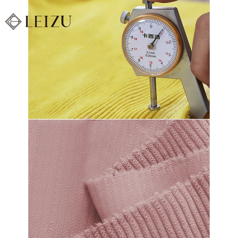 Pink Rib Corduroy Fabric Solid Color For Sewing  Shirts Hoodie Clothing Padded Corduroy Jackets Trousers Sofa Velvet Fabrics