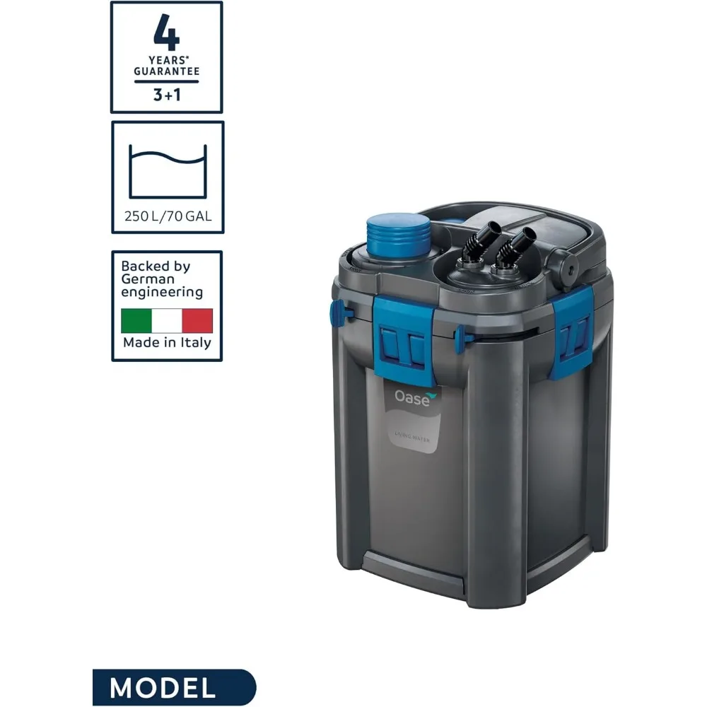 BioMaster External Filter for Aquariums up to 70 gallons, Multi-stage Filtration image 2