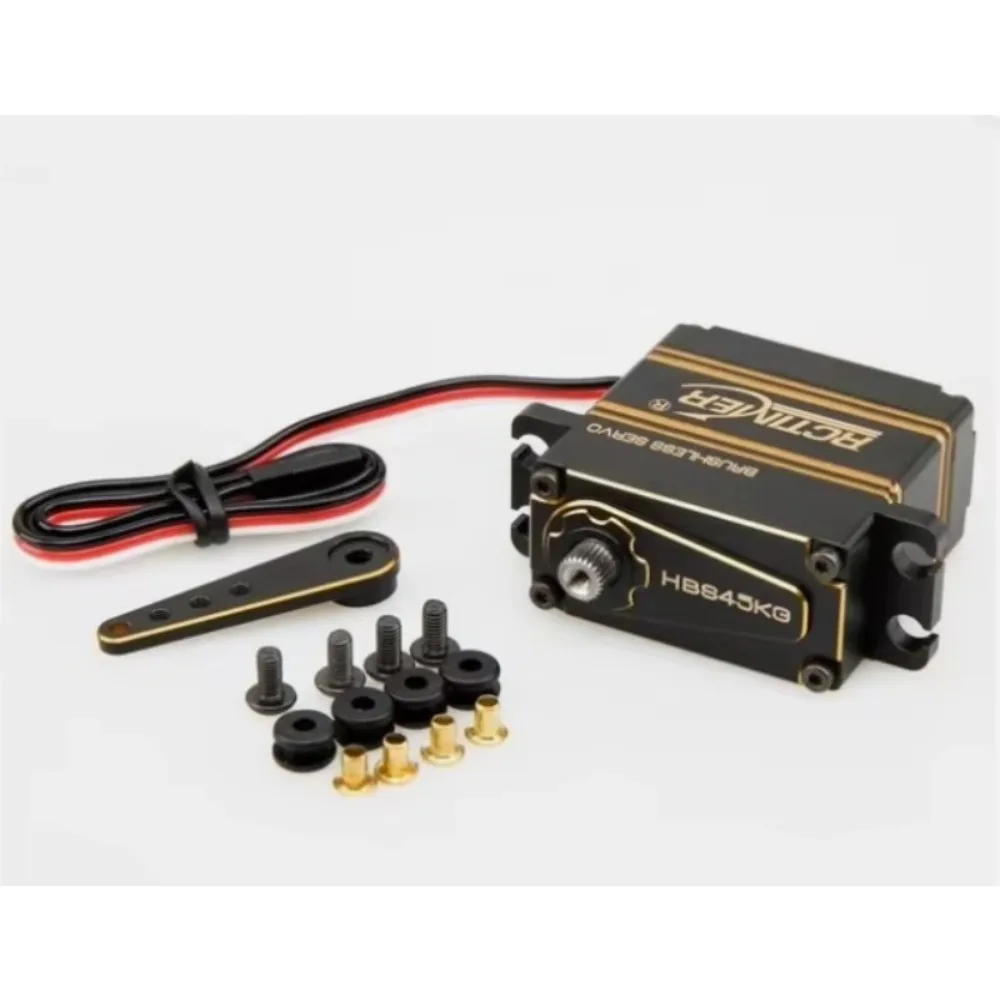 RCTimer Aluminum Magnetic Encoder Brushless Servo 45KG HBS45 Fast Response For 1/8 1/10 Rock Crawler Car Robot Traxxas ScxUniFly