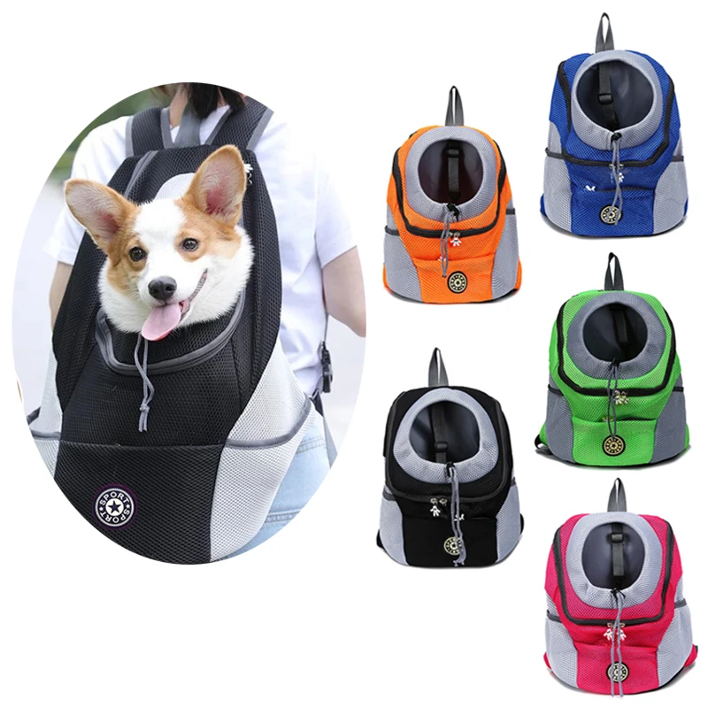 

Pet Dog Carrier Bag Carrier For Dogs Backpack Out Double Shoulder Portable Travel Backpack Outdoor Dog Carrier Bag Travel Set